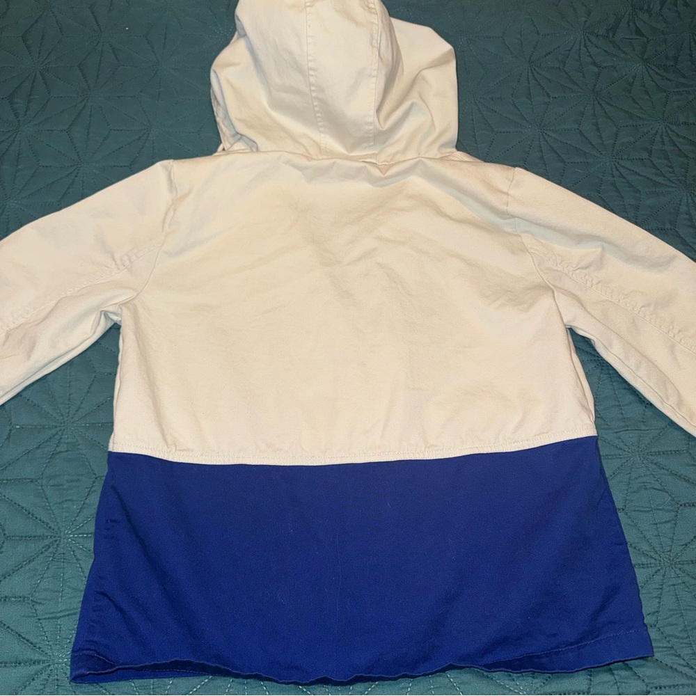 J. Crew Women’s Small S Two-Tone Blue and Cream/Khaki Jacket - Picture 9 of 9